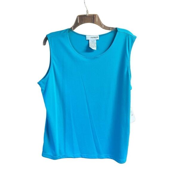 Sag Harbor Womans Tank Top Teal Sz XL NWT - Picture 1 of 6